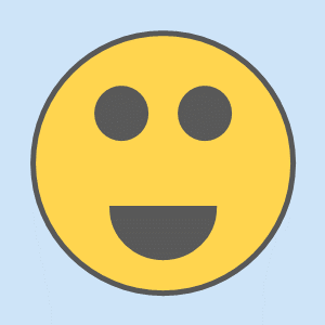 Alt text for happy face
