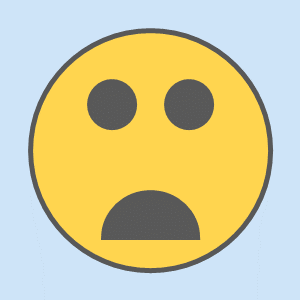Alt text for sad face