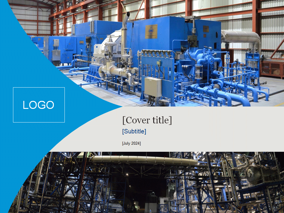 PowerPoint cover pages - Design 107