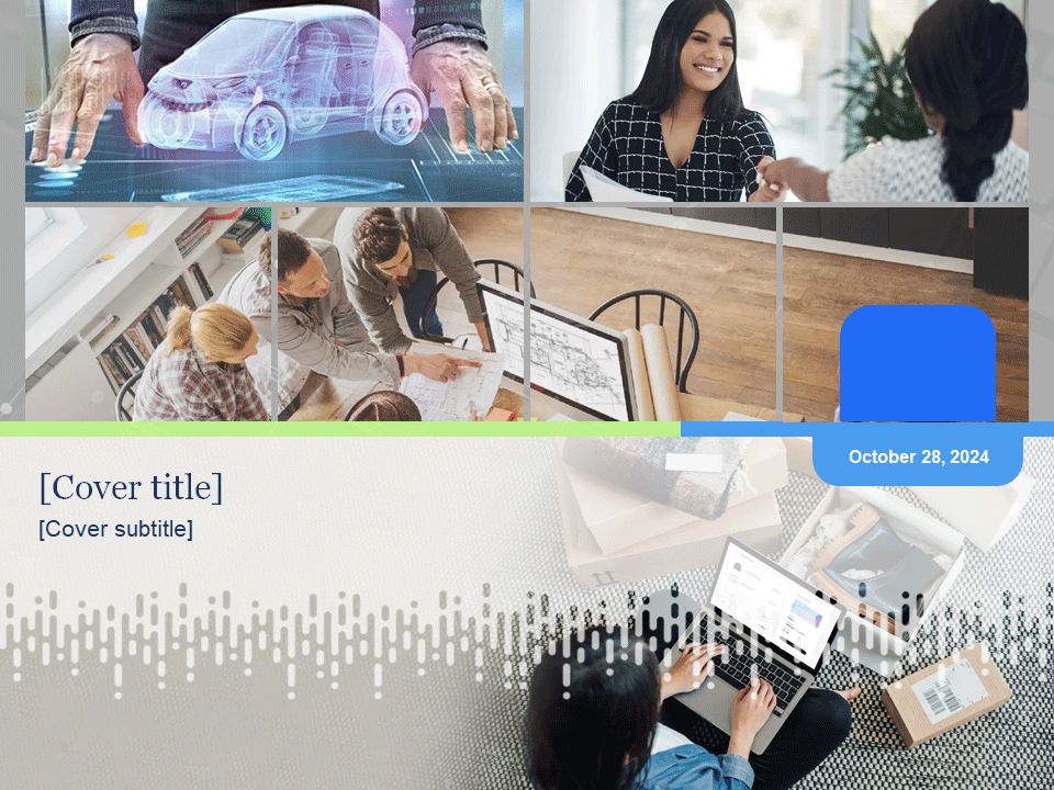 PowerPoint cover pages - Design 112