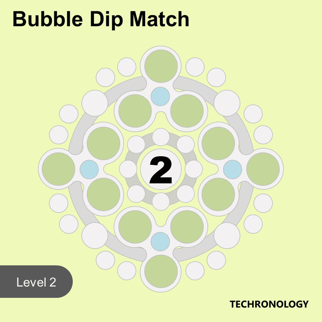 Bubble Dip Match - Level 2 - Techronology