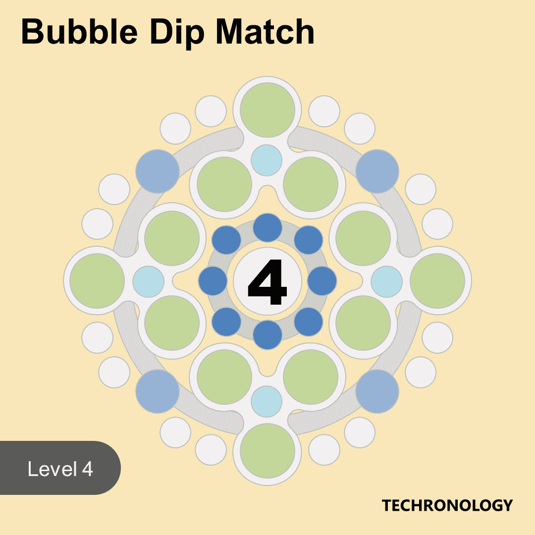 Bubble Dip Match - Level 4 - Techronology