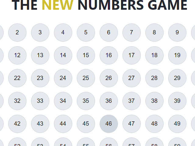 The Numbers Game - Techronology