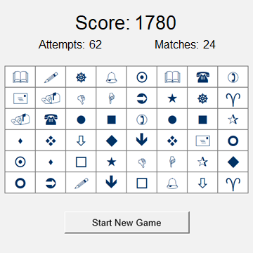 Matches, the first version of Wingding Match. - Techronology