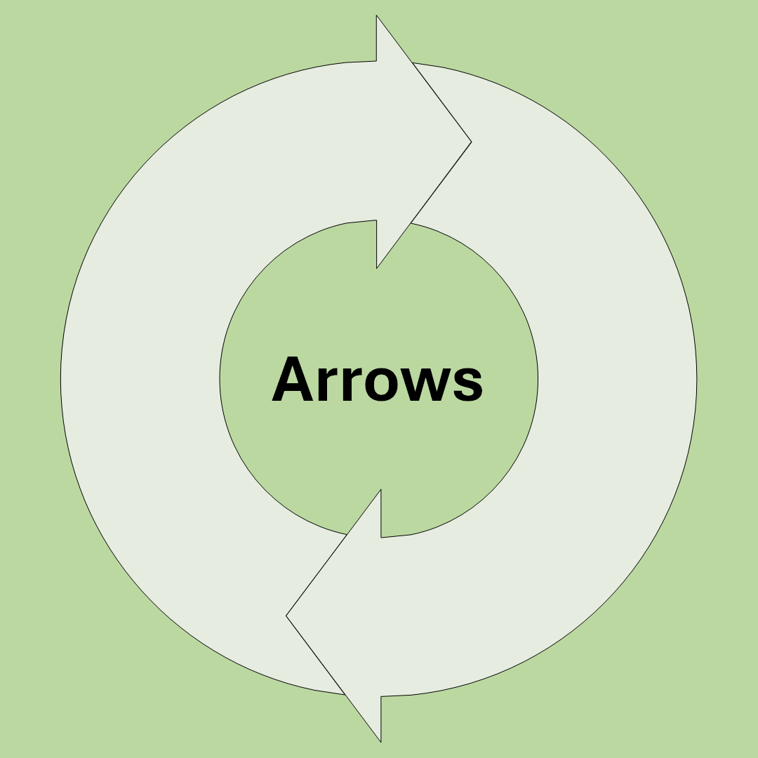 Digital donut type - Arrows | Techronology