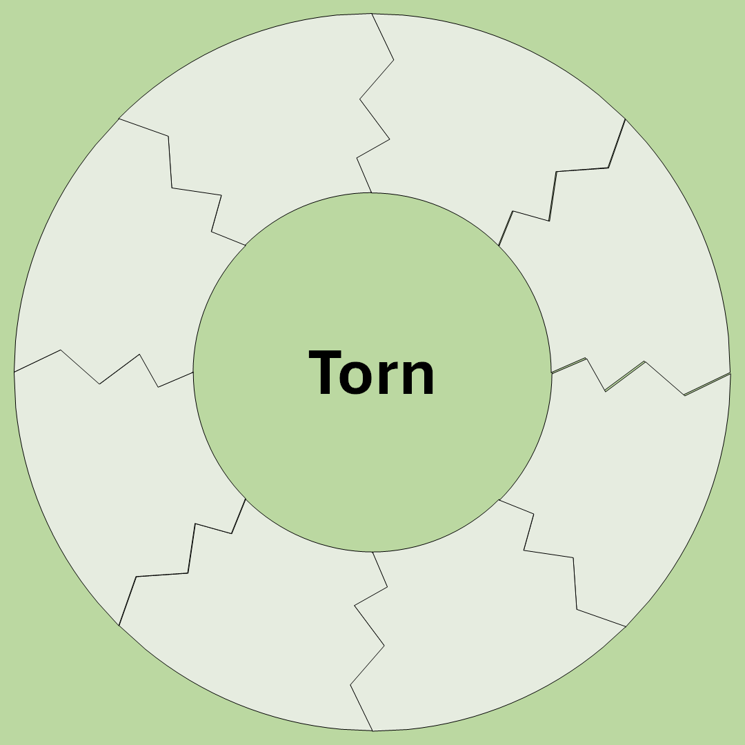 Digital donut type - Torn | Techronology