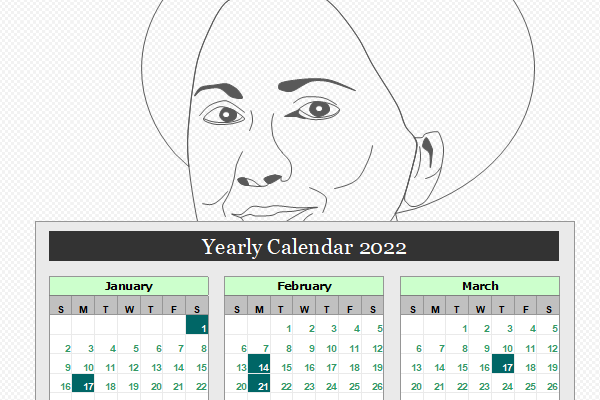 Create a fancy calendar in minutes – How to