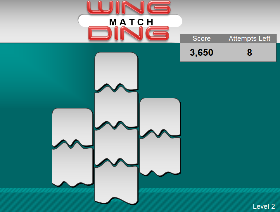 Wingding Match - Level two