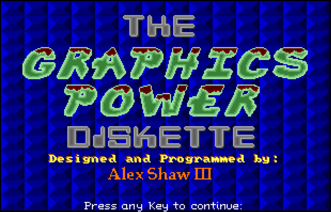 The Graphics Power Diskette - Techronology