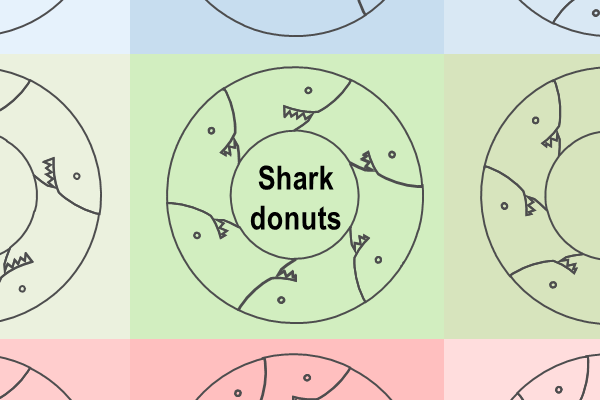 PowerPoint circular sharks collection