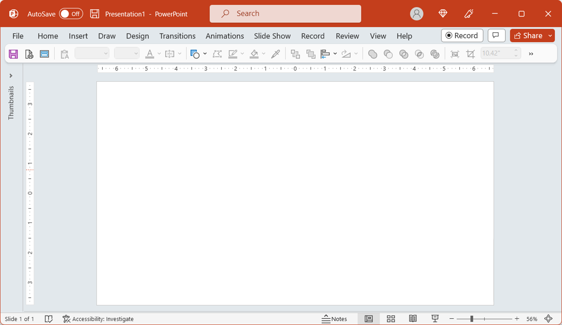 PowerPoint program without name in toolbar - Techronology