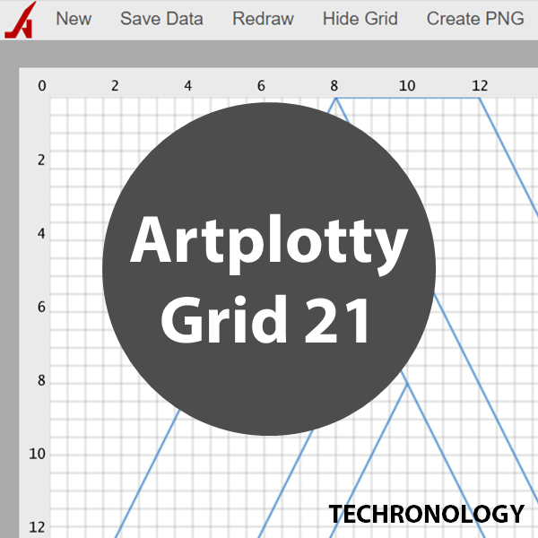 Artplotty Grid 21 – Online design app