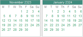Office Calendar - Calendar miniatures - Techronology