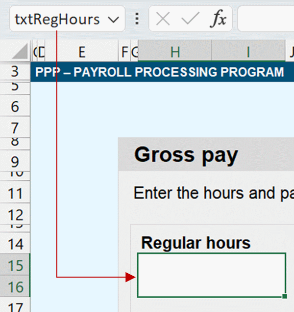 Payroll Processing Program - Defined name - Techronology