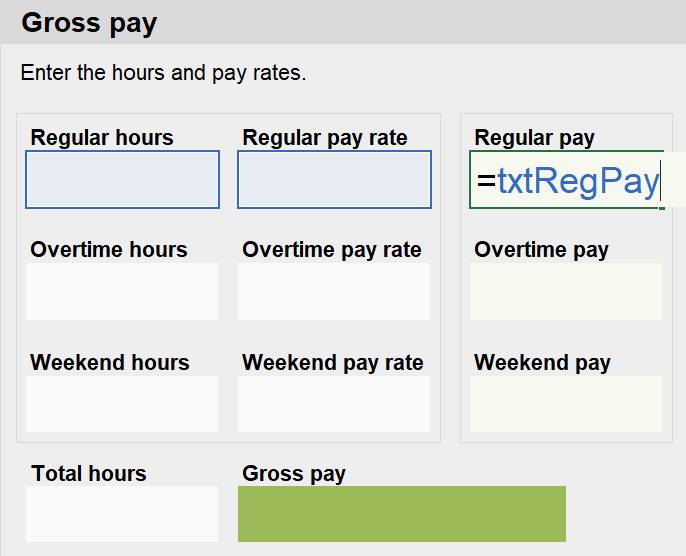 Payroll Processing Program - Regular pay calculation - Techronology