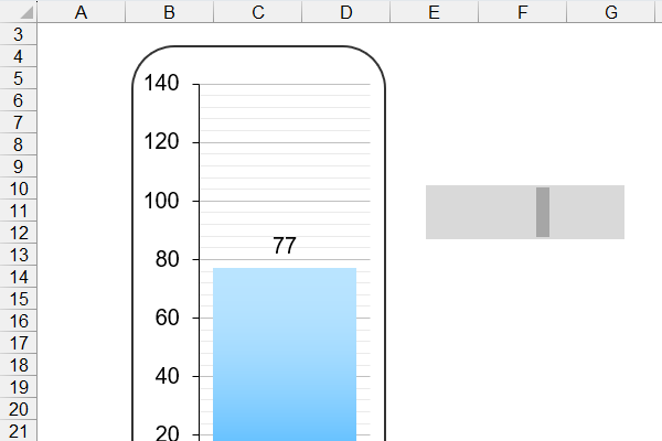 Thermometer tool for Excel – Experiment