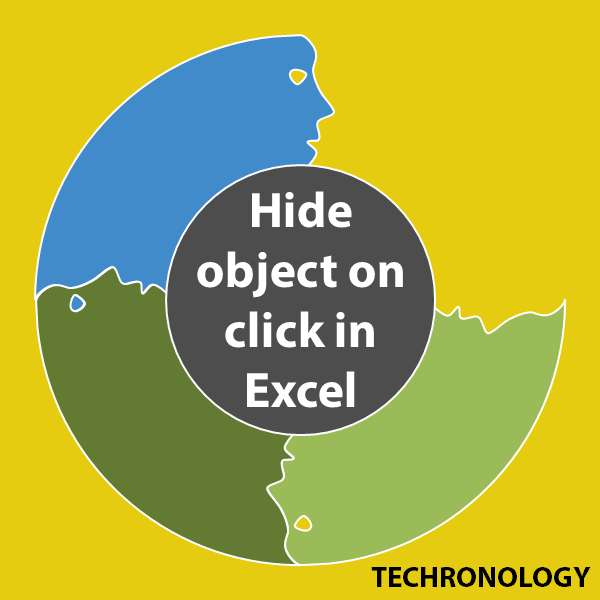 Hide objects on click in Excel with VBA – How-to video