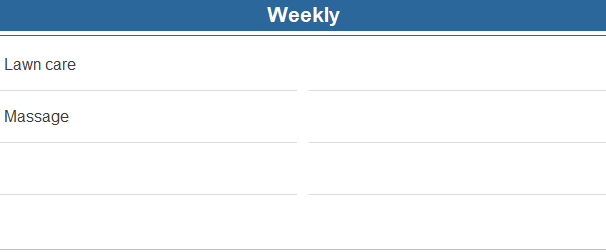 PTS - Weekly view - Techronology
