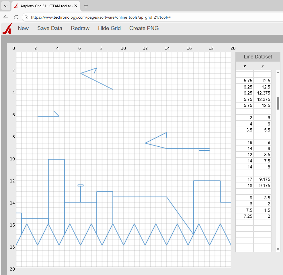 Draw lines in APG21 - How to - Techronology
