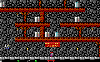 Old school PC games screenshots - Crystal Caves 4 - Techronology
