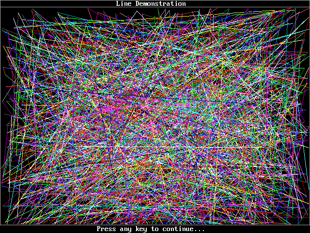 The Graphics Power Diskette - Line Demonstration - Techronology