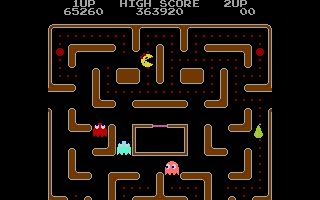 Old school PC games screenshots - Ms Pac PC 3 - Techronology