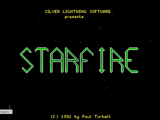 Old school PC games screenshots - Starfire 1 - Techronology